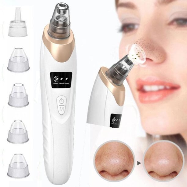 Blackhead Suction Remover Pore Vacuum | Blackhead Pore Cleaning Beauty Tool beauty gadgets ZAR INNOVATIONS 