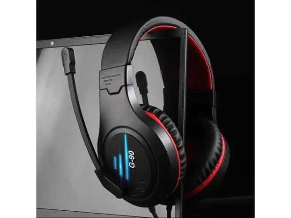 G90 Gaming Headset – G90 Gaming Headphone Big Headphones With Light Mic Stereo Earphones Deep Bass For Pc Computer Gamer Laptop headphone ZAR INNOVATIONS 