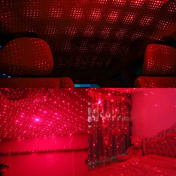 Led Galaxy Star Light | Starry Laser Projector Night Light For Home & Car Roof Decoration